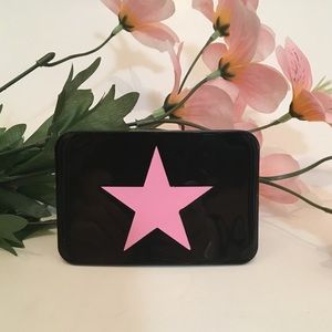 NEW Black Metal Belt Buckle with Pink Lone Star ⭐️